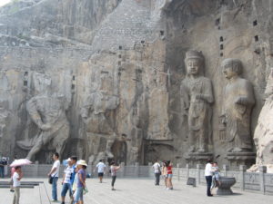 Stunning carvings at Longmen Grottoes